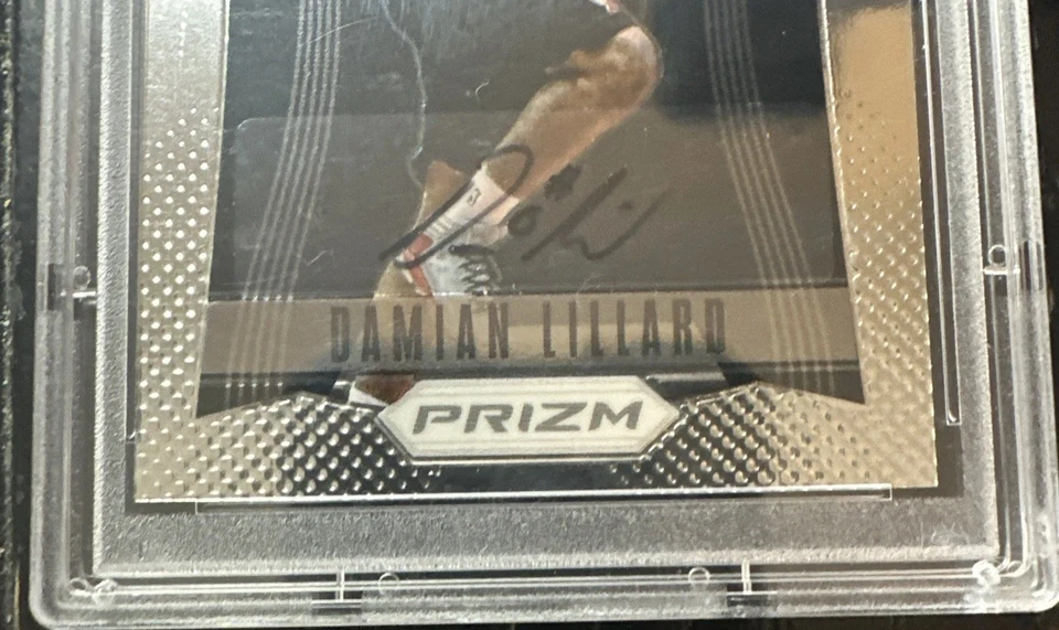 2012-13 Prizm Damian Lillard ROOKIE AUTO RC #245 Leaf COA Authenticated PSA/DNA - Image 3 of 4