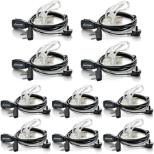 Midland Earpieces with Mic - Security Headsets for Two Way Radios - Compatibl...