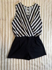 Jumpsuit Schwarz/weiß Gr.S - Neuwertig!!