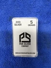 Silver Nasa Space Suit 5 Gram Silver Bar .999 Fine