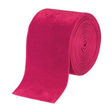 Velvet Ribbon Gift Wrapping 2 Inch x 3 Yard Single Face Velvet, Rose Red