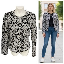 Tommy Hilfiger Blazer Womens Sz 10 Embroidery Jacket Workwear Business Casual