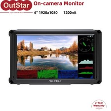 FW568 PRO Full HD IPS 1200NIT On-camera Monitor 6" 1920x1080 Support 4K HDMI sz