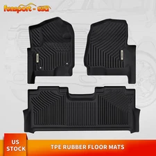 Floor Mats for 2017-2025 Ford F-250 / F-350 Super Duty Crew Cab TPE All-Weather