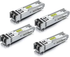 Lot of 4 For Cisco GLC-SX-MMD Transceiver, 1G SFP 1000Base-SX 850nm MMF 550m