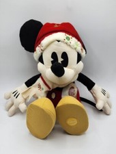 Disney Store Exclusive Christmas Scarf Mickey Mouse Plush Stuffed 17 New