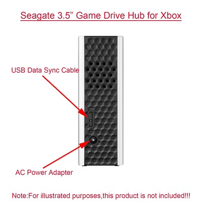 Cavo USB 3.0 Per Hard Disk Seagate Game Drive Hub Xbox 8TB – Sincronizzazione Dati – BOKA – 1.5ft