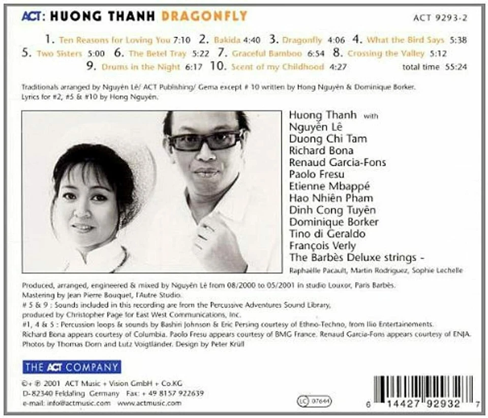 Dragonfly (Audio CD) Huong Thanh Foto 2 de 2