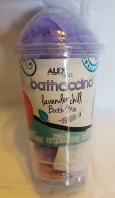 Alex Spa Bathaccino - Lavender Chill Bath Mix - NEW - Sealed
