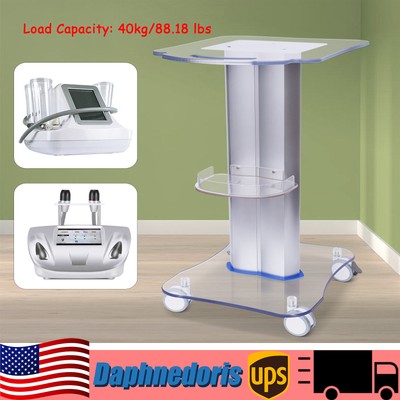 Rolling Trolley Cart Beauty Salon SPAs Equipment Storage Organizer Stand 40 kg