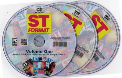 ST FORMAT MAGAZINE Full Collection + Extras on Disk (STE/ST/STFM/Falcon Games)
