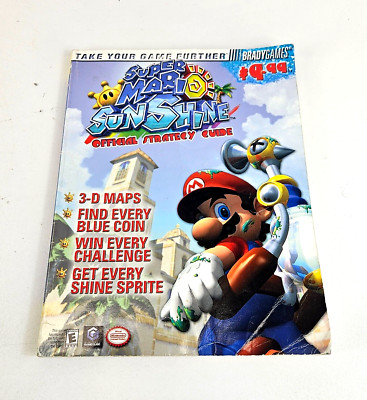 Super Mario Sunshine - Official Strategy Guide Brady Games GameCube