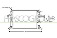 KüHler WasserküHler Passend FüR Opel Astra G CC F48 F08 1.2 16V 1.4 F35 F69