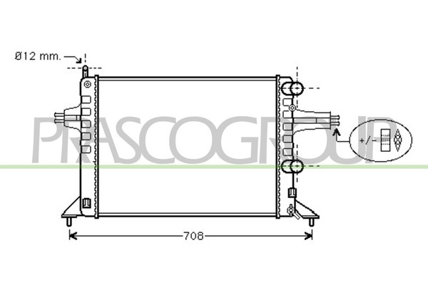 KüHler WasserküHler Passend FüR Opel Astra G CC F48 F08 1.2 16V 1.4 F35 F69-image