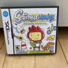 Nintendo DS Scribblenauts 2009 Case and Manuals Only - NO GAME