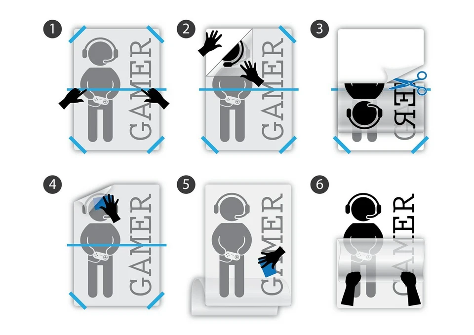 Wall Stickers Vinyl Decal Dolphin Fish Waterfowl Kit For Bathroom (ig230) - Image 3 of 3