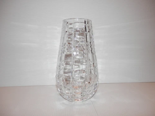 Vintage Waterford Signed Tralee Crystal Vase Pear Shape 7” Retired