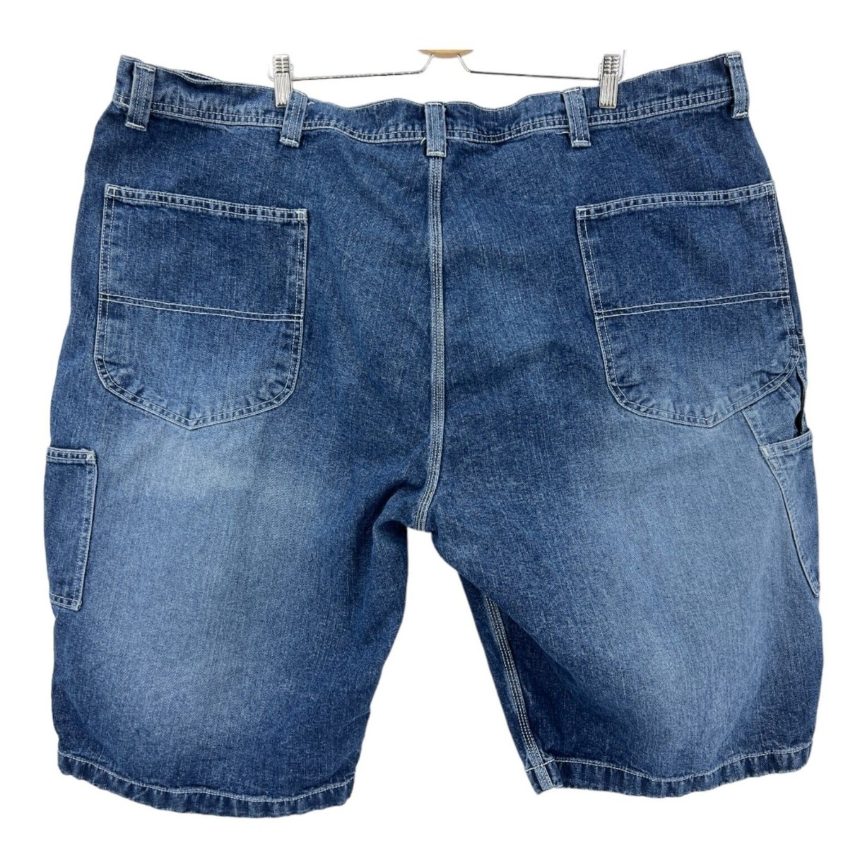 Men's Sz 52 Cargo Denim Shorts Grade A Jeans Big Tall - Main Image