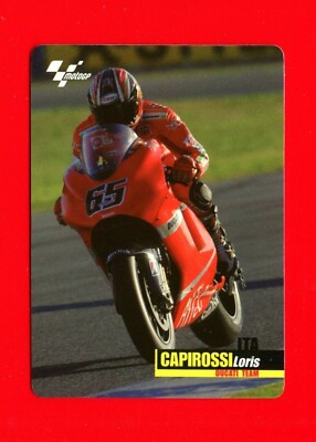 MOTOGP 2007 Plasticard -Preziosi- 98 LORIS CAPIROSSI DUCATI