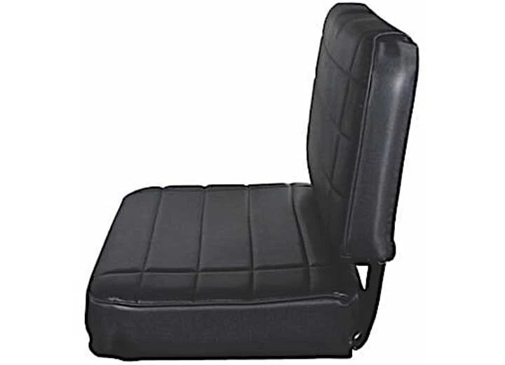 Banco traseiro padrão vinil preto para 1955-95 Jeep CJ3 CJ5 CJ6 Wrangler YJ - Imagem 3 de 4