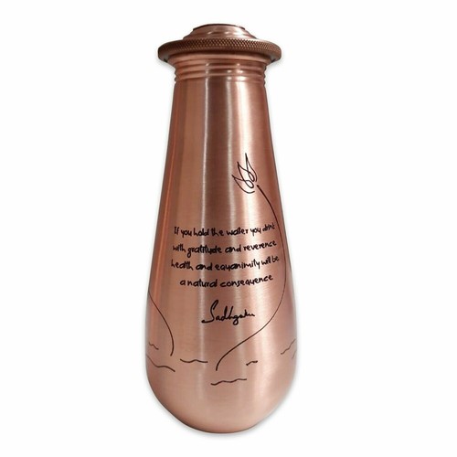 Bouteille D’eau En Cuivre Pur 950ml – Design Diamant, Isotherme, Bienfaits Ayurvédiques – Pour Santé Et Détox - 13