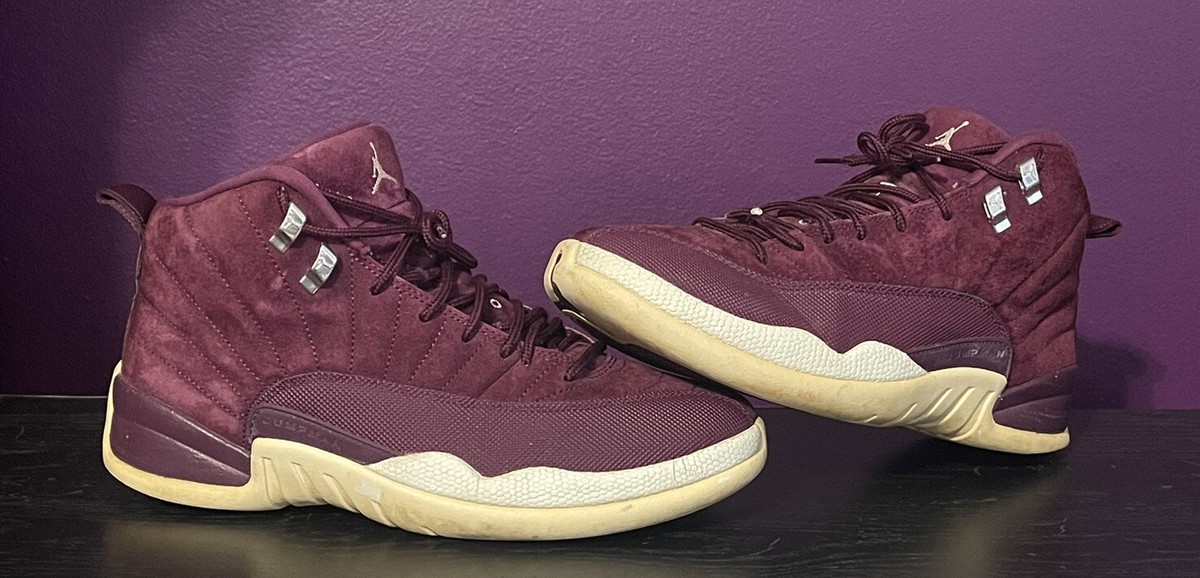Nike Air Jordan 12 Retro Bordeaux Basketball Shoes 130690-617 Men