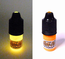 Glow-On ORANGE For Gun Sights, Fishing Lures W/Tip Applicator 3 ml vial
