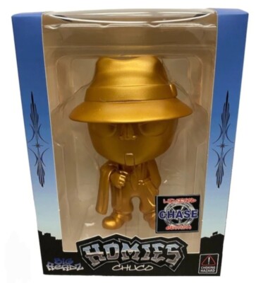 HOMIES BIG HEADZ CHUCO GOLD CHASE VINYL FIGURE 1 OF 300 MADE DGA FUNKO POP RARE 