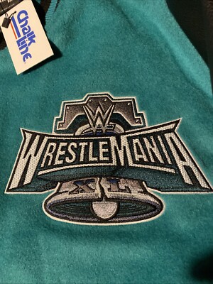 Wrestlemania 40 WWE Chalk Line Varsity Jacket Size XL | eBay