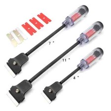 JA-1268 Long Handle Gasket Scraper, Replaceable Blade Spare Metal/Plastic Blade