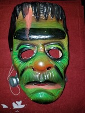 Vintage 1970's Ben Cooper FRANKENSTEIN Halloween Monster Mask