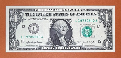 1978 June 4 (L 19780640 A) Birthday Note $1 One Dollar Bill *Uncirculated* - Picture 2 of 3
