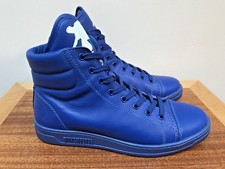 NEW Bikkembergs BikkSK8 Zip High Tops Athletic Shoes ELECTRIC BLUE size 37