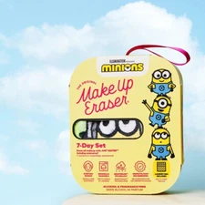 The Original MakeUp Eraser MINIONS 7 Day Set w/Laundry Bag NEW