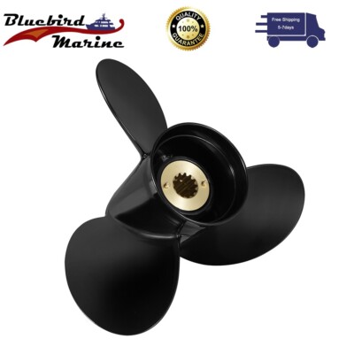 10 1/4x14 boat propeller fit mercury engines 25-70HP 13 Spline tooth,RH