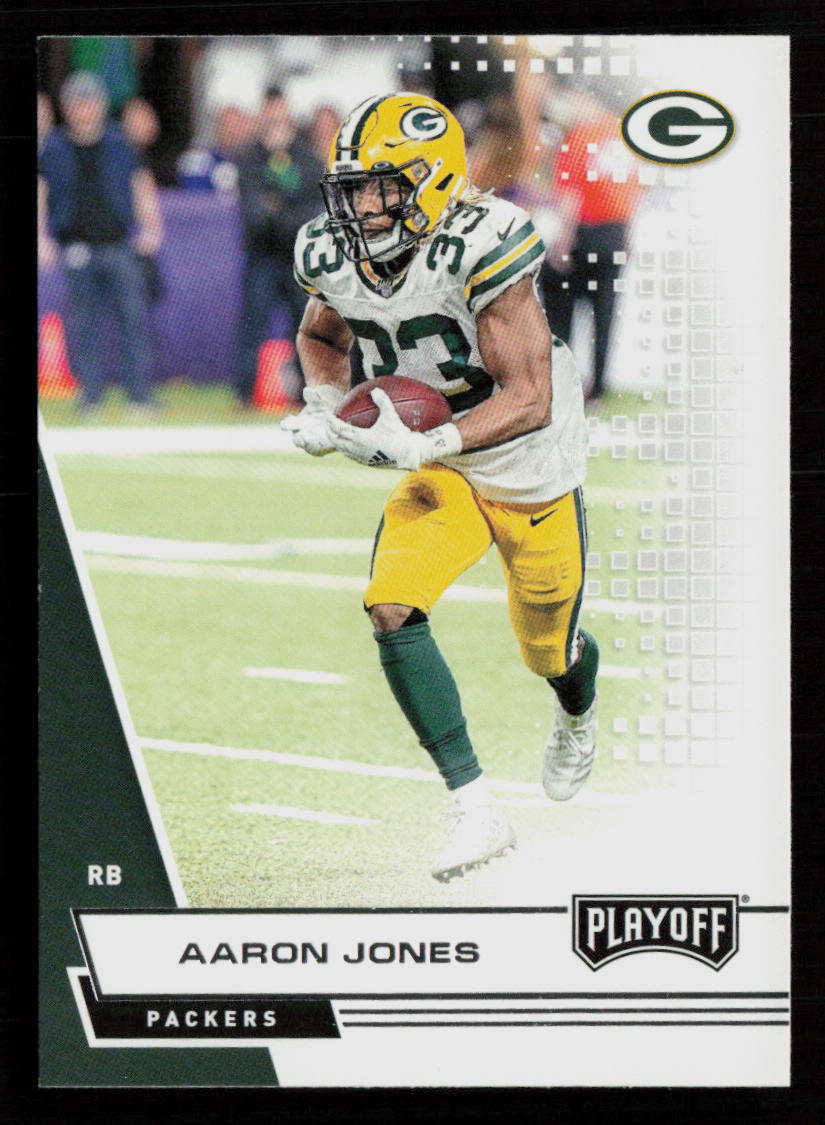 2020 Panini Playoff #160 Aaron Jones Green Bay Packers Football Card
