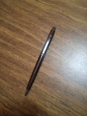 Vintage Scripto Eraser Ballpoint Pen USA Unique Quick Click Design Decent Rare 