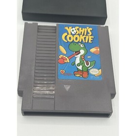 Yoshi's Cookie Nintendo NES Game Cartridge With Case tested works