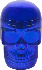 Portacenere Portasigarette Portatile Auto Viaggio 3D Caramelle Teschio Tazza Luce LED BLU