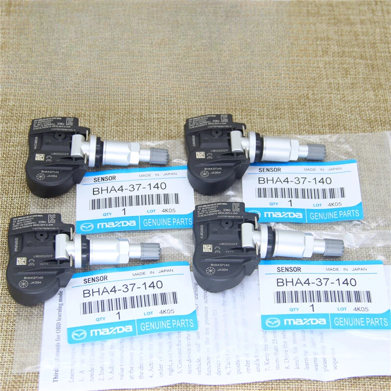 4 PIEZAS SENSORES DE PRESIÓN DE NEUMÁTICOS BHA437140 TPMS para Mazda 2 3 5 6 CX7 CX9 RX8 Miata Foto 2 de 4