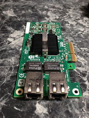 INTEL PRO/1000 PT DUAL PORT SERVER ADAPTER  EXP19402PTBLK