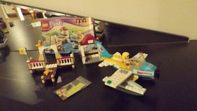 "LEGO" Friends 3063 Flight School with Seaplane Complete with BA + Original Packaging Excellent!!!