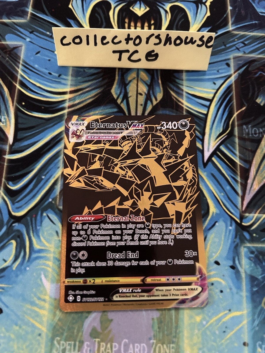 shiny eternatus pokemon card - Vmax 192/189 - Darkness Ablaze - Hyper Rainbow Rare - Full Art Holo cementing its place as a must Pokemon Trading Card Game Deck
