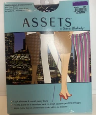 Assets By Sara Blakely Mid Thigh Shaper Nude Size 5 New UNBELIEVABLE UNDERWEAR