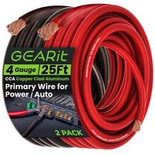 4 Gauge Wire For Automotive Power/ground Battery Cable Car Audio Rv Amp Cca Wire