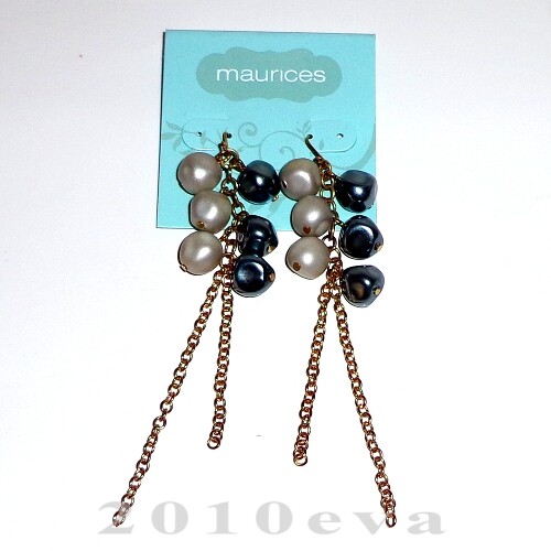 MAURICES *PRECIOSOS PENDIENTES UVAS/PERLAS** Ref.B003 + REGALO/GIFT