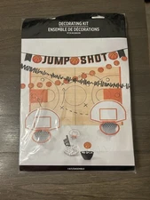 Jump Shot Party Decorations Birthday Supplies Basketball Sports Kit Backdrop Nib