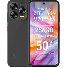 ZTE Blade V70 Vita 256 GB Stone Gray Dual SIM Smartphone Handy Mobiltelefon
