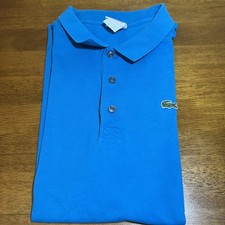 Lacoste Sport Men's Polo Shirt Size 6 USA XL Bright Blue
