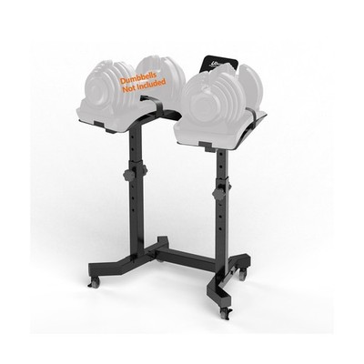 Uboway Adjustable Dumbbell Stand- Dumbbell Rack with 4 Level Height Adjustmen...